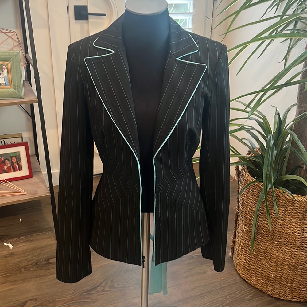 Cache pinstripe blazer